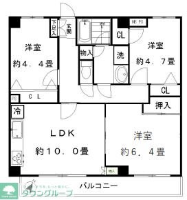 HARU菊名1の物件間取画像