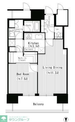 パークシティ武蔵小杉ステーションフォレストタワーの物件間取画像