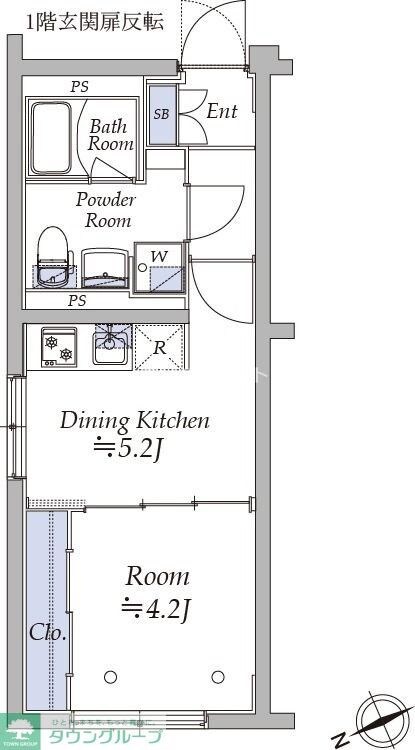 アトリオフラッツ中野新井薬師の物件間取画像