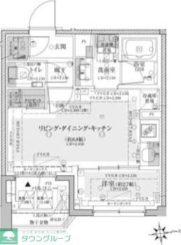 クレヴィア荻窪の物件間取画像