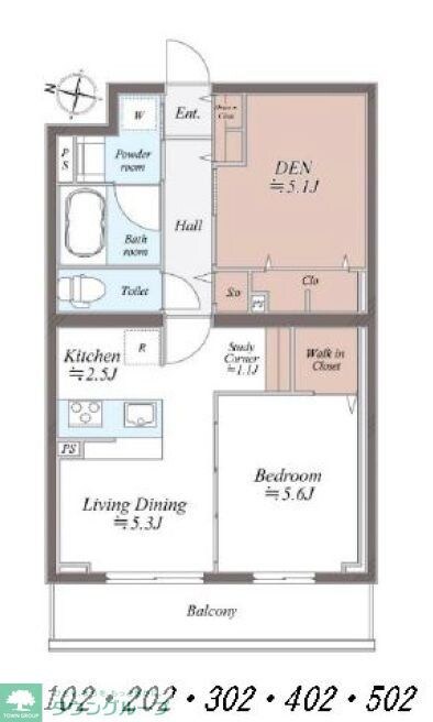 SYMPHONY PARKの物件間取画像