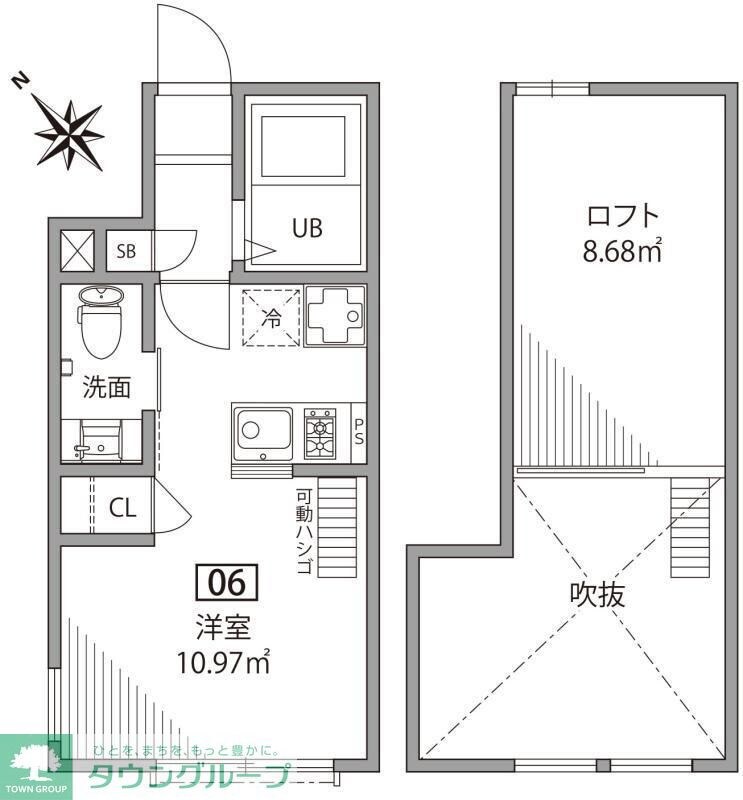 オギクボテラスの物件間取画像