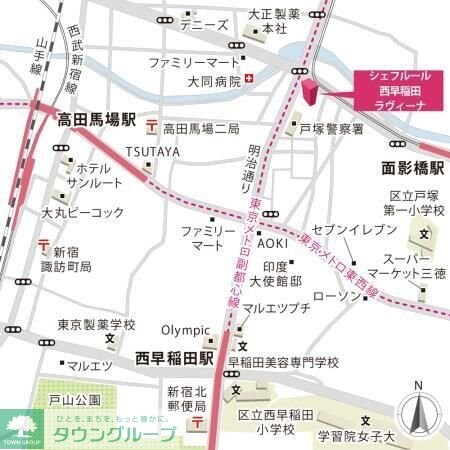 シェフルール西早稲田ラヴィーナの物件内観写真