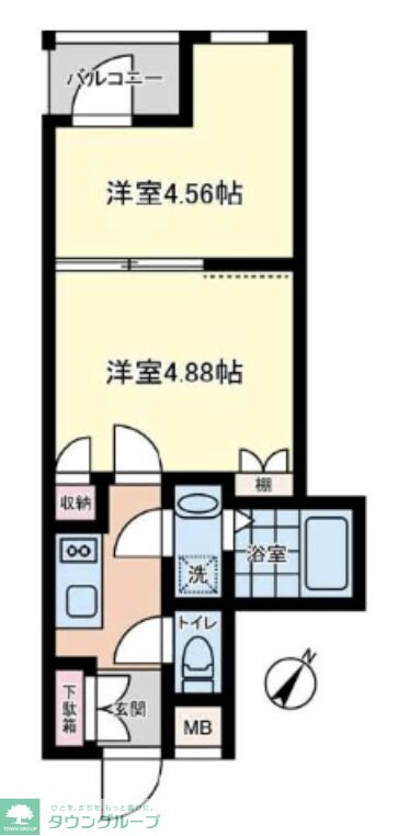 ビバリーホームズ荻窪IIの物件間取画像