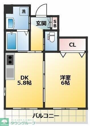 グレースモモイの物件間取画像