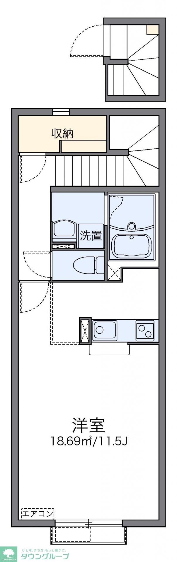 レオネクストウィステリア関町の物件間取画像