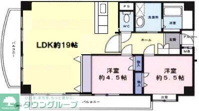 ネオアージュ三鷹の物件間取画像