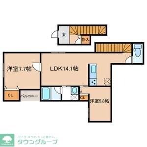 AX(アックス)の物件間取画像