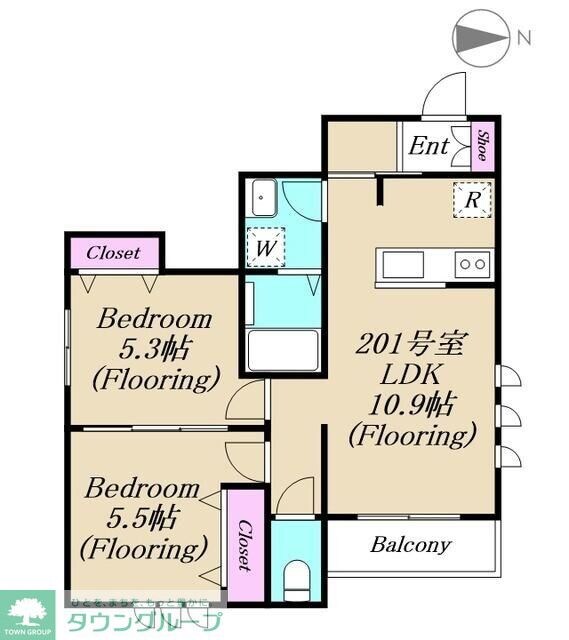 Little forest KAMIKITAZAWAの物件間取画像