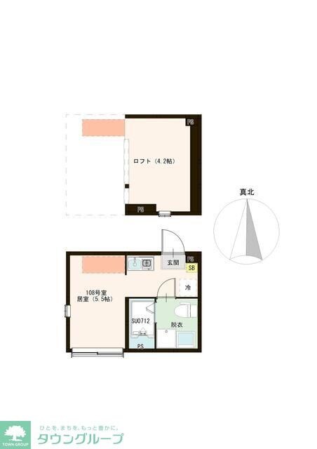 ハーモニーテラス都立家政の物件間取画像