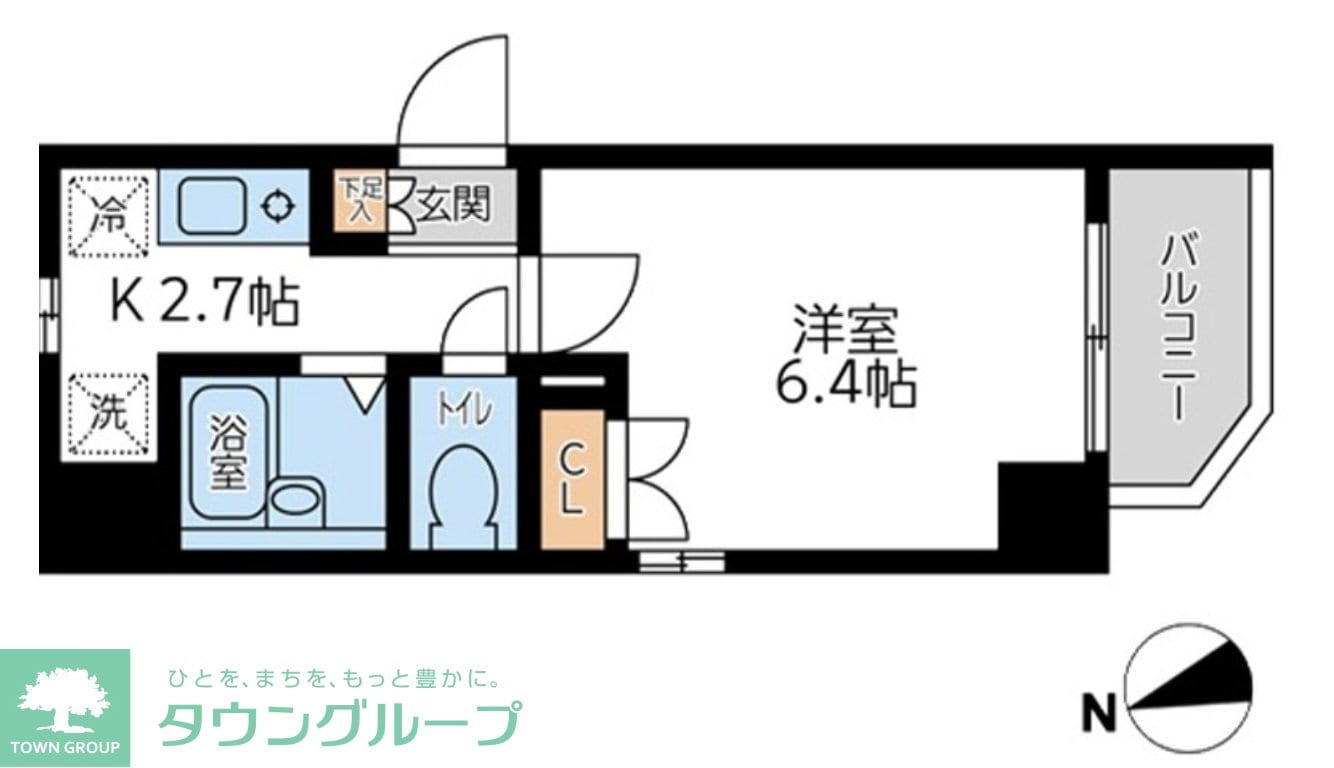 ラクラス杉並方南町の物件間取画像