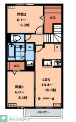 (仮称)上連雀5丁目賃貸住宅の物件間取画像