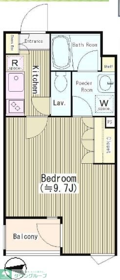 ゼルコバ上高井戸の物件間取画像