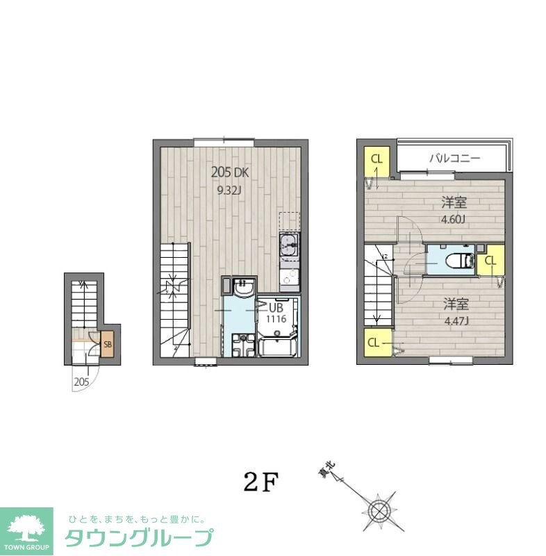 ミハス新宿富久町の物件間取画像