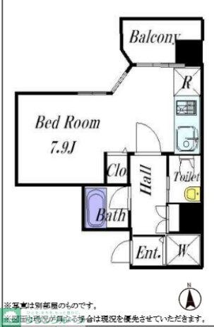 ヴェルト新宿夏目坂の物件間取画像