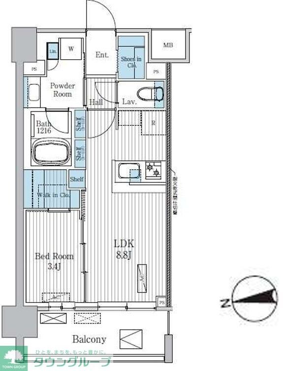Terra蚕糸の森の物件間取画像