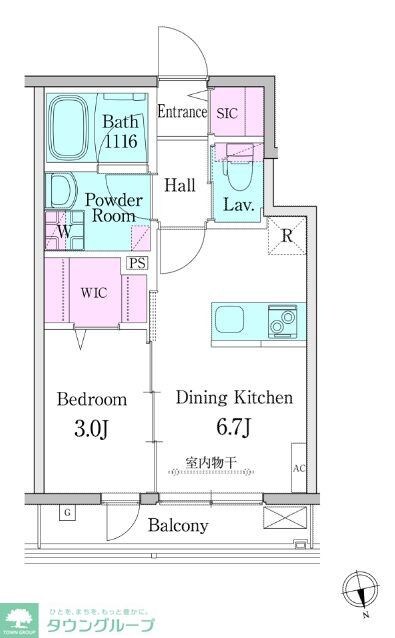 デュオメゾン高円寺駅前の物件間取画像