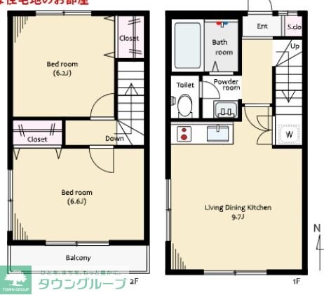 ベルーガ武蔵野の物件間取画像