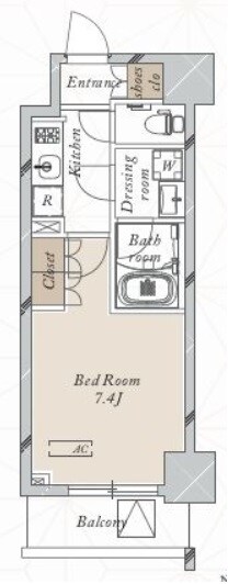 オープンブルーム川口の物件間取画像