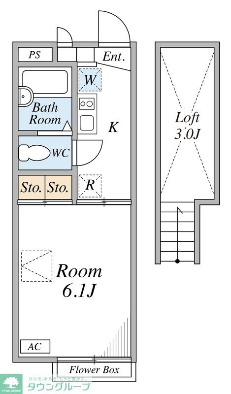Palace上峰の物件間取画像