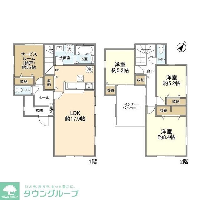 Kolet岩槻城町#05の物件間取画像