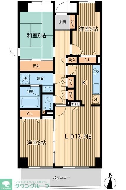 プロスペクト浦和常盤の物件間取画像