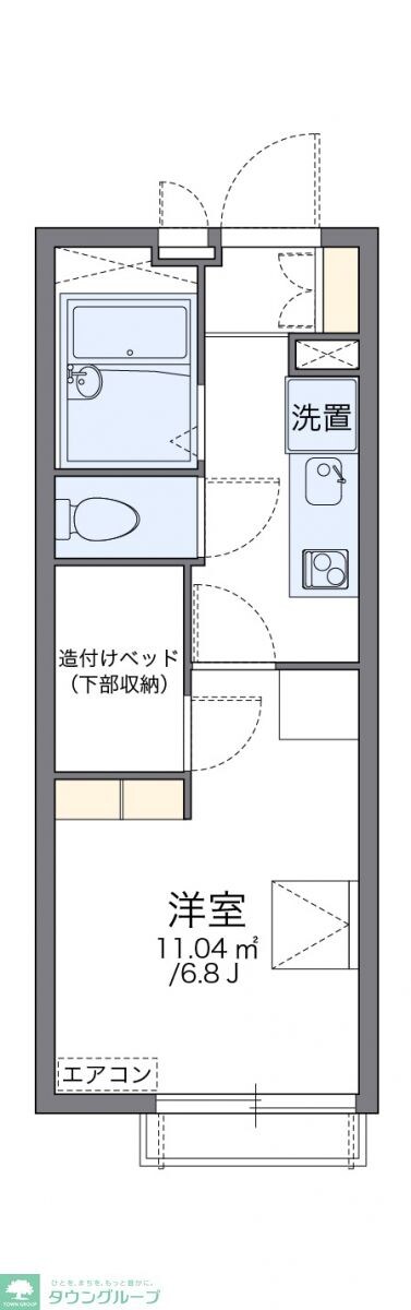 レオパレスNANPEIの物件間取画像