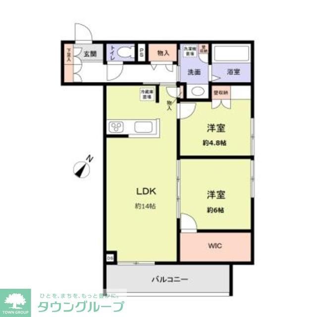 Ricott URAWAの物件間取画像