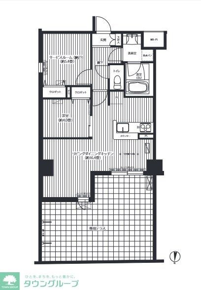 フィルージュ浦和常盤の物件間取画像