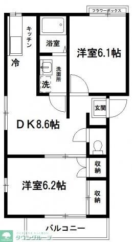 グランハイムたなかの物件間取画像
