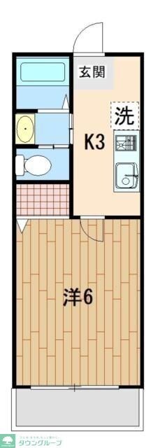 Espacio芝Aの物件間取画像