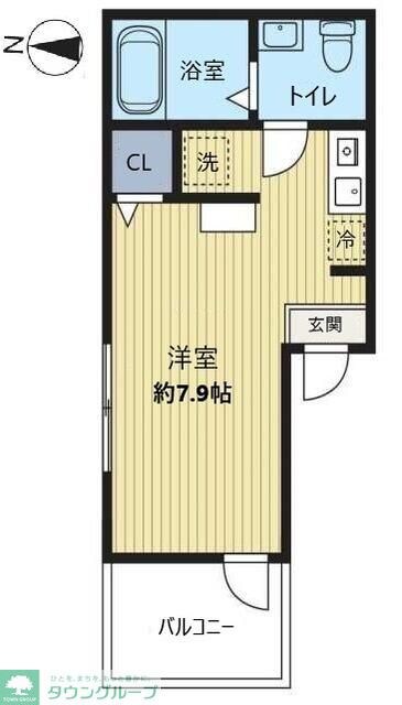 MELDIA大宮Bの物件間取画像