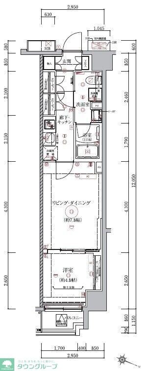 ベルシード板橋本町プレミアIIの物件間取画像