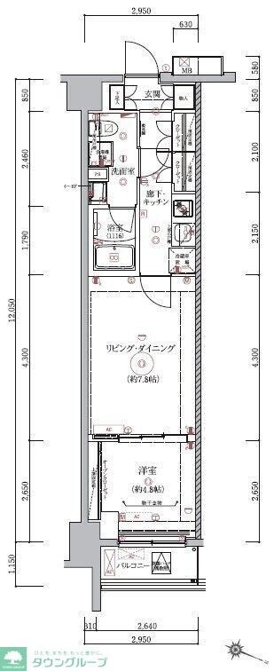 ベルシード板橋本町プレミアIIの物件間取画像