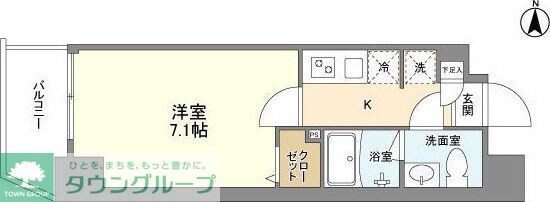 アルファコート蕨2の物件間取画像
