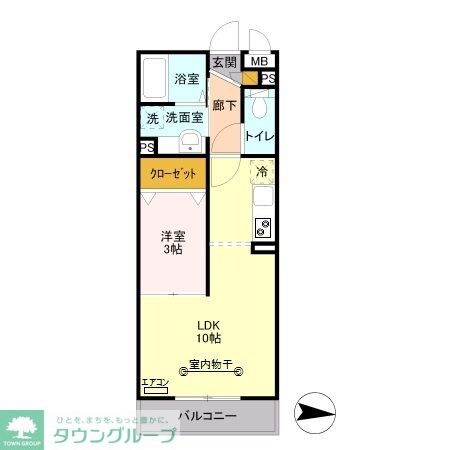 モンサン・フローラの物件間取画像