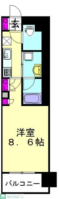 パレステージ川口並木の物件間取画像