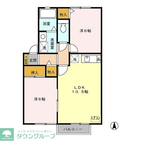 パティオの物件間取画像