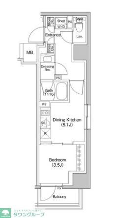 ザ・パークハビオ川口の物件間取画像