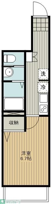 オーチャードの物件間取画像