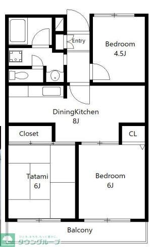 セントエルモ武蔵浦和の物件間取画像
