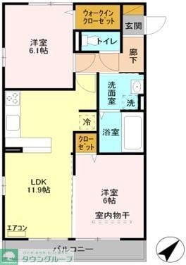 アルページュの物件間取画像