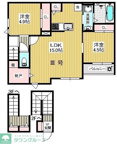 Green Teaの物件間取画像