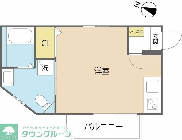 ピアージュ南の物件間取画像