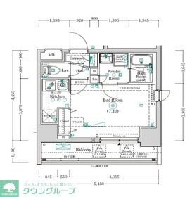 アンベリール西川口参番館の物件間取画像