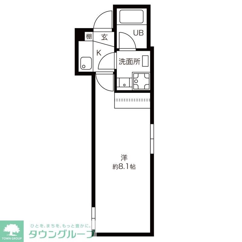 Mythos板橋新河岸の物件間取画像
