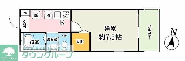 セレーノ西浦和の物件間取画像