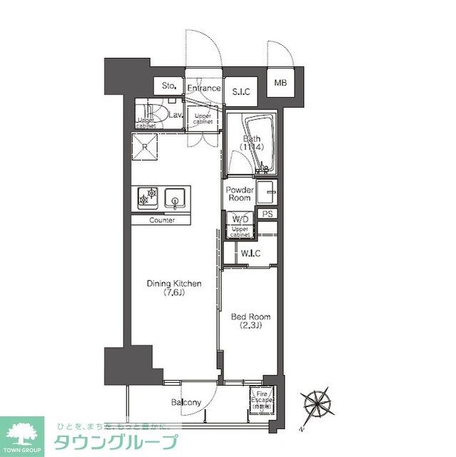 コンフォリア滝野川の物件間取画像