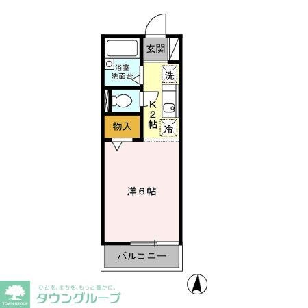 セジュール東川口の物件間取画像