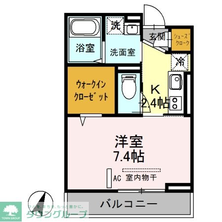 コンフォール セイワの物件間取画像